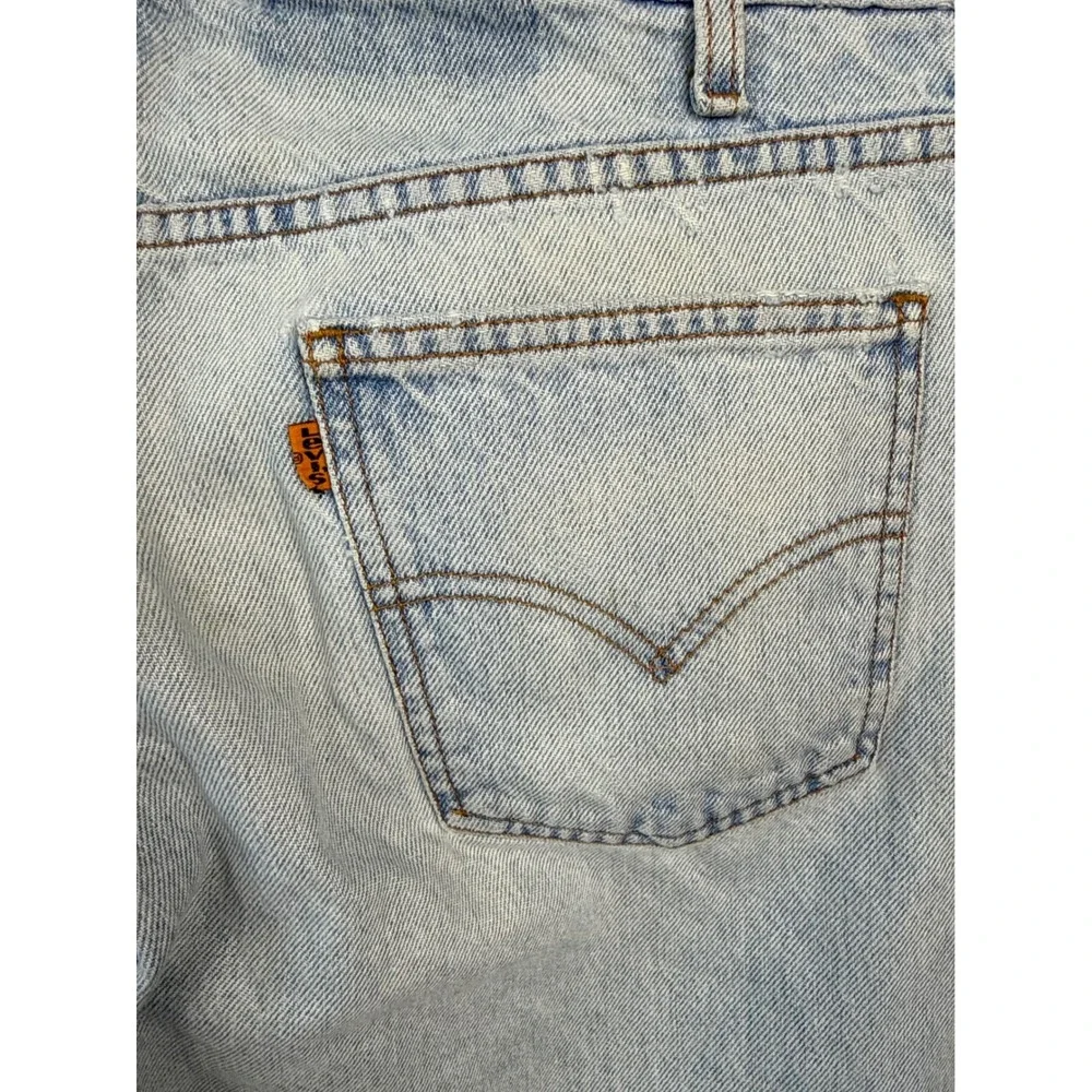Vtg 1998 Levi's 505 Orange Tab Jeans | distressed/patina Straight Leg W33‎ x L30